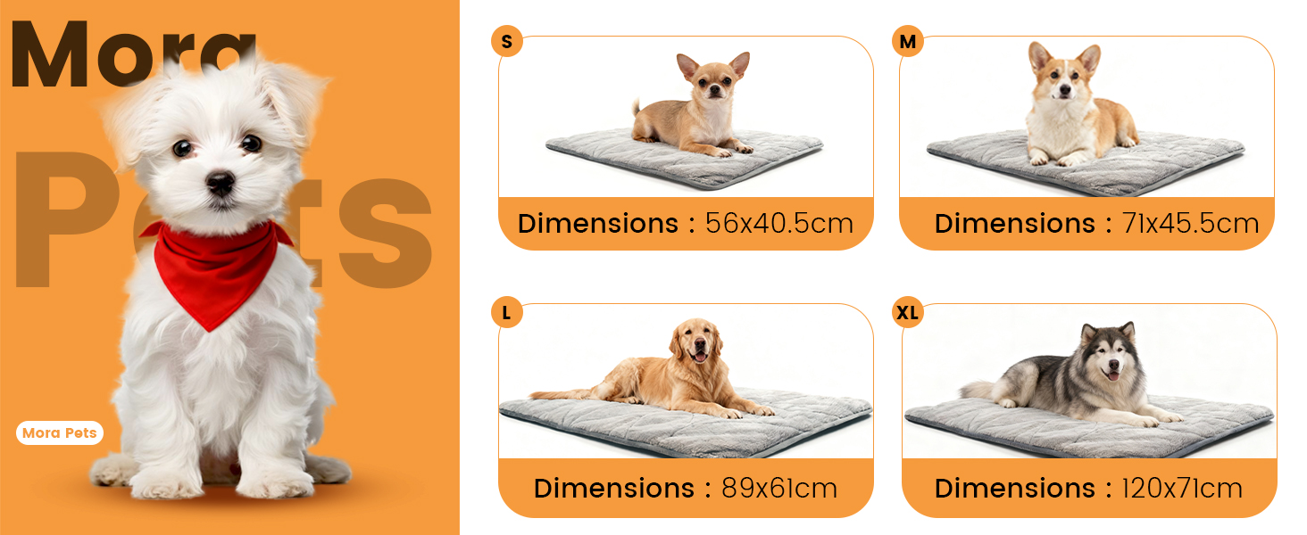 М'яка грілка для собак Mora Pets: тепла підстилка, 89 x 61 см, 9 зон нагріву, таймер, захист від перегріву, миється