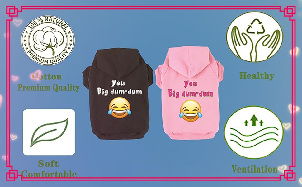 Світшот для собак, теплий флісовий світшот для маленьких, середніх та великих собак, чорний, Dum