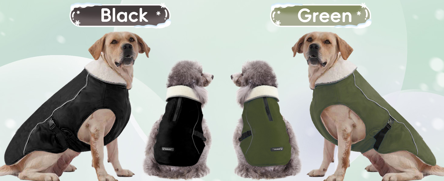 Зимова куртка для собак EMUST, тепла та вітронепроникна, червона, для середніх собак, розмір M