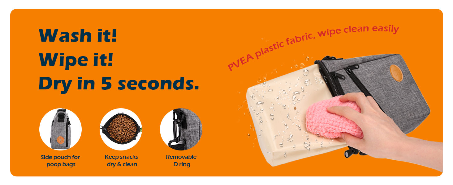 Сумка для ласощів Ownpets для собак, сумка для дресирування, зручна та функціональна, сіра