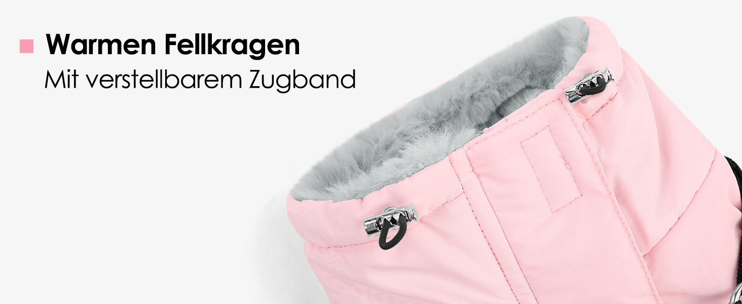 Теплий зимовий одяг для собак AOFITEE: куртка, жилет, водонепроникний, для великих порід (лабрадор, віндгорн, голден ретрівер), 2XL, бордовий