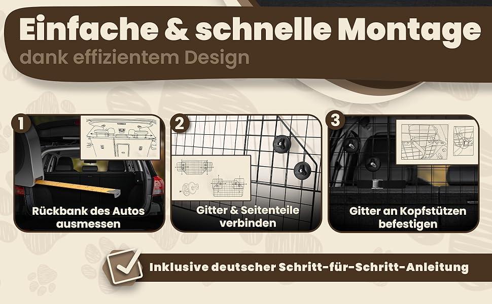 Сітка для собак у багажник авто | Якісна та міцна перегородка для багажника | Перегородка для багажника для собак