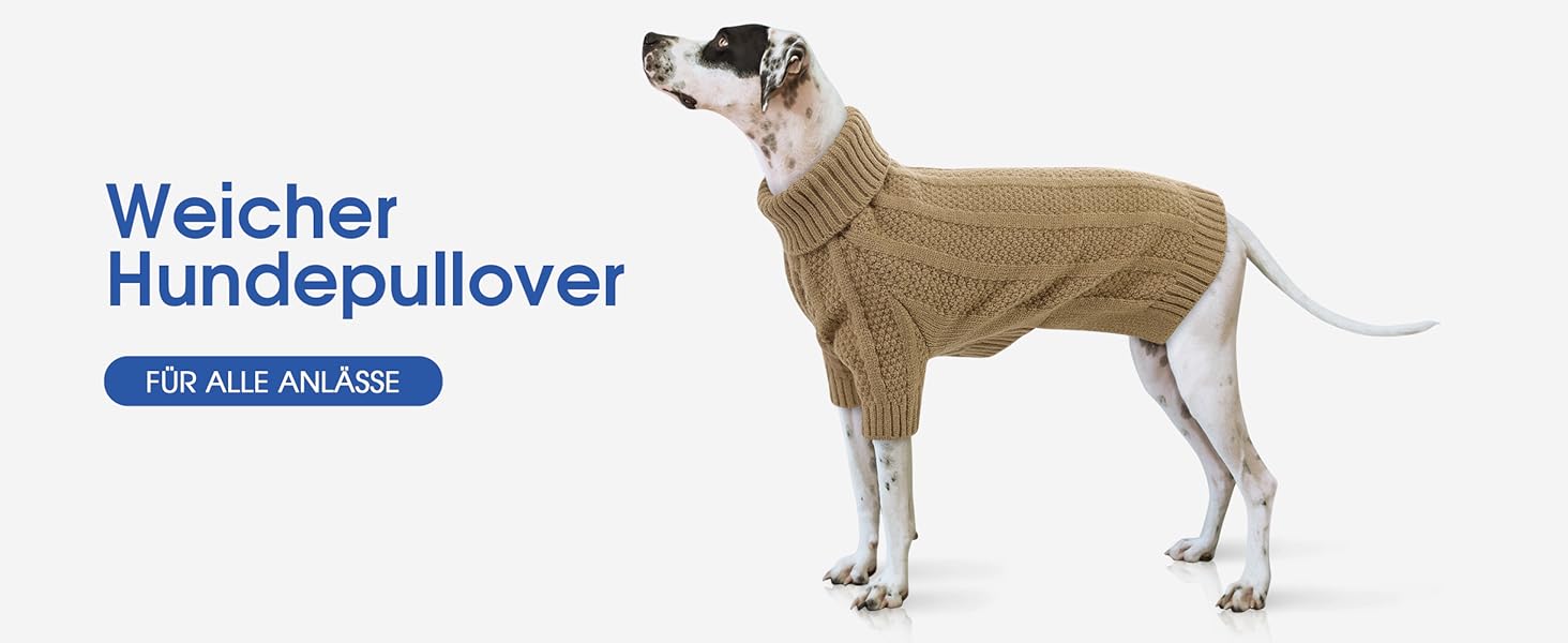 Теплий і м'який пуловер для собак Queenmore з в'язаним візерунком для Йоркширських терьєрів, пуделів та померанських спайнілів (червоний, S)