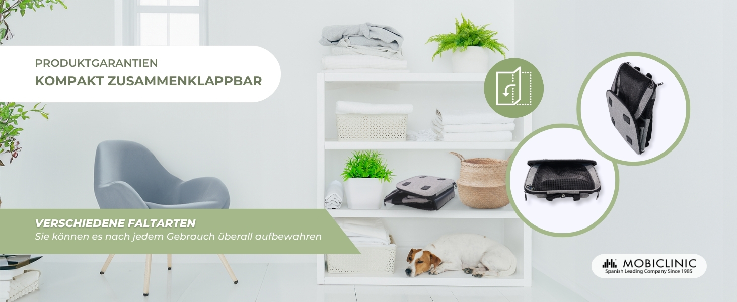 Mobiclinic® Pets: Сучасна переноска-рюкзак для котів та собак, 30x25x40 см, Thor, складна, з сіткою, аксесуари, подвійний хват, регульована