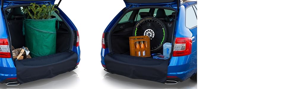 Захист для багажника автомобіля BARTSTR для собак, універсальний, підходить для універсалів. Водовідштовхуючий килимок з захистом боків та бампера. У комплекті велика сумка на плече.