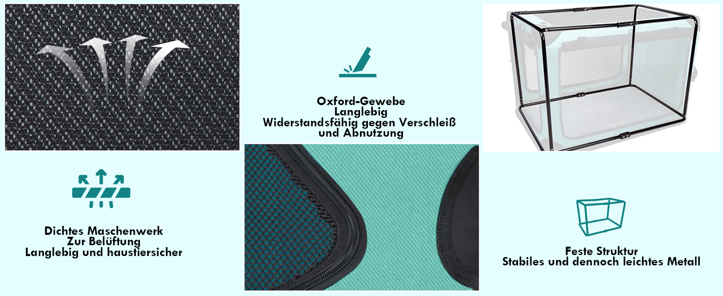Складана переносна переносна клітка для собак та котів Ownpets з міцним сталевим каркасом, 4 дверцята, розмір L (91.5 x 63.5 x 63.5 см)