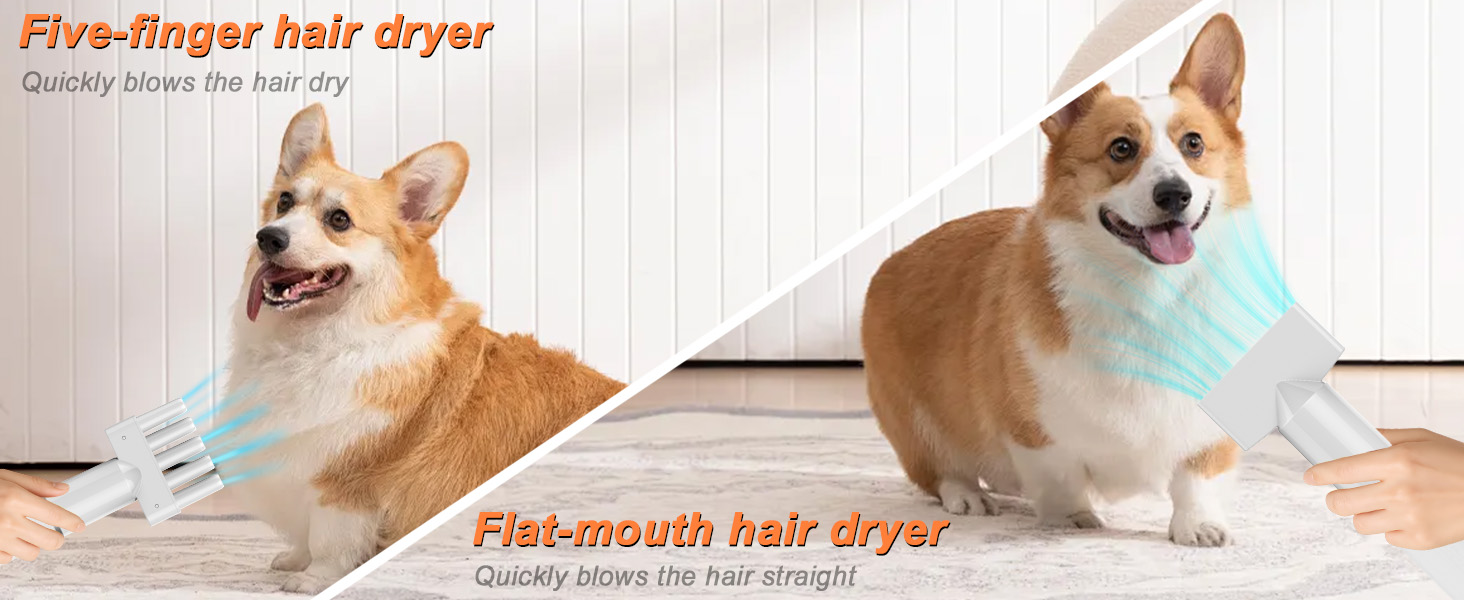 Машина для стрижки собак з пилососом, тиха, для собак та котів. Комплект з 10 інструментів для догляду, контейнер для сміття 2.0 л