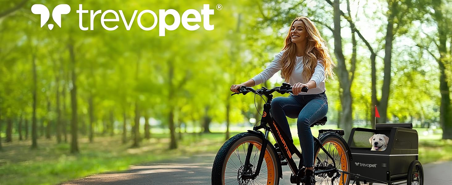 Фаркоп для велосипеда з переноскою для собак XL, чорний – з пандусом, амортизацією та з'єднувачем. Підходить для собак до 45 кг, водонепроникний, сумісний з електровелосипедами