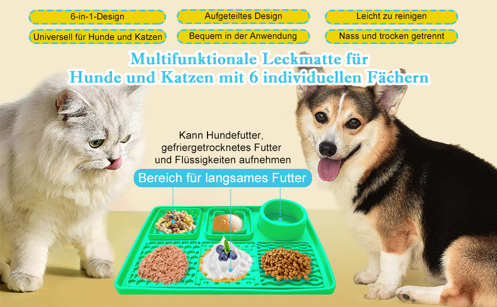 Шлека для собак Cooltto з лотком та шпателем: силіконова підстилка з присосками для миття, грумінгу та догляду за кігтями. Модель C & A