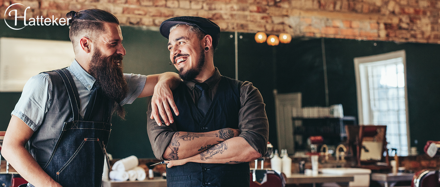 Електричний триммер Hatteker для чоловіків: професійний набір для стрижки бороди, волосся та тіла. Вологостійкий, з T-подібною насадкою, бронзового кольору