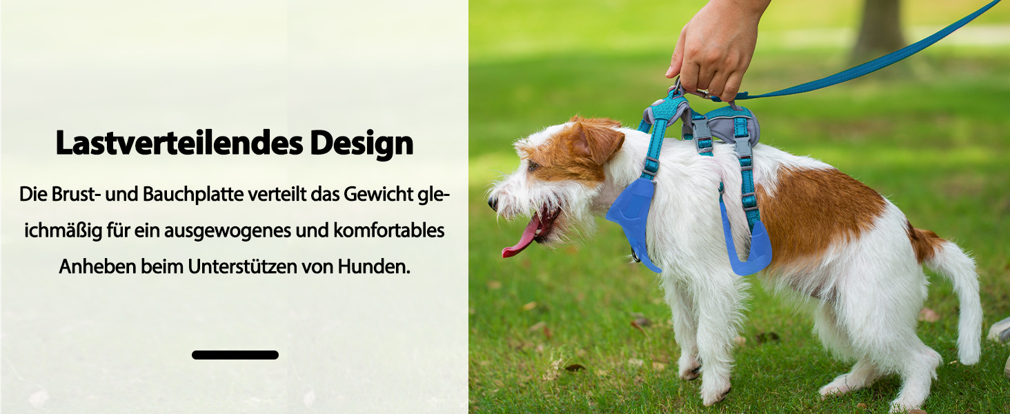 Нашийник-шлейка Huntboo для собак, анти-випадковий вихід, для панічних собак, світловідбиваючий нашийник з ручкою, регульований (S, 1 шт., блакитно-зелений)