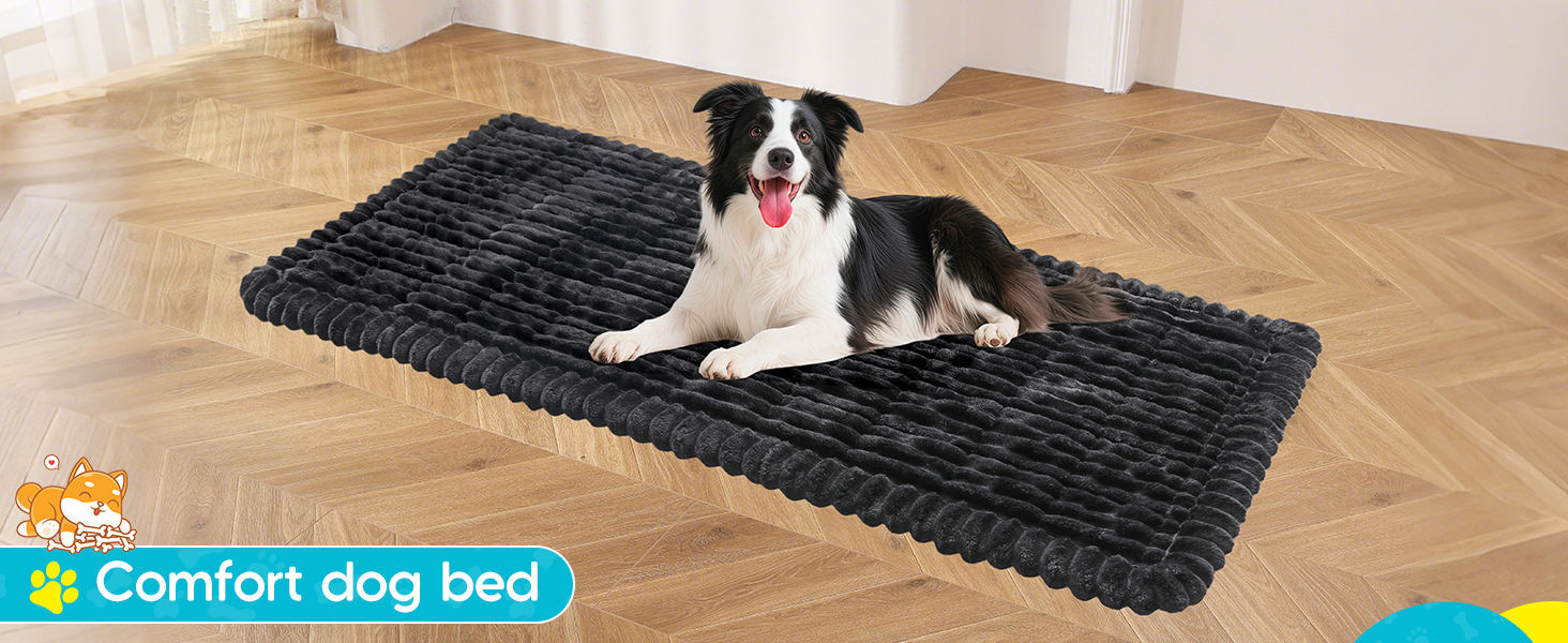 Лоїон Лежанка для собак в авто, килимок на заднє сидіння, м'яка підстилка для собак, захисний чохол, 127x62,5x2,5 см (Чорний)