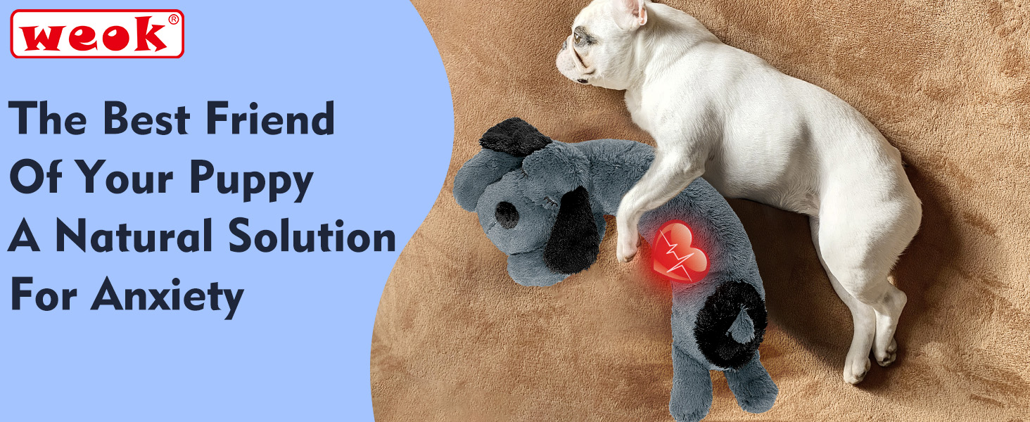 Іграшка-сердечко для собак WEOK: зручне крісло-м'ячик для зняття тривоги, допомога у засинанні, для середніх собак, сірий колір