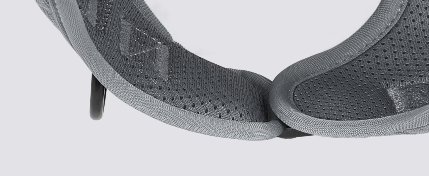 Шлейка для собак Rabbitgoo великих порід, без натягу, тактична з MOLLE, металеві пряжки, дихаюча, військова, регульована, з підкладкою, сіра, L (1 шт.)