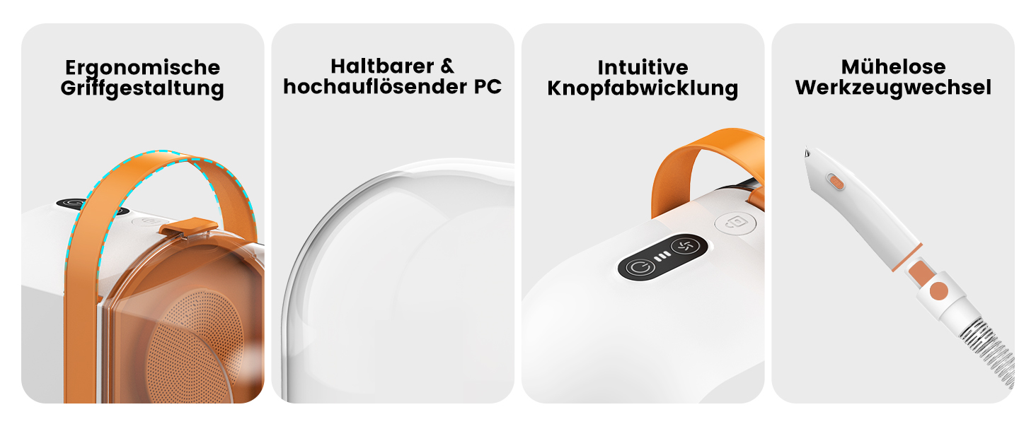 Машина для стрижки собак AIRROBO з пилососом 12000 Pa, щітка для видалення шерсті для собак і котів, тиха машинка для стрижки собак з інструментами для догляду, контейнер для пилу 1.4L, PG10 Білий