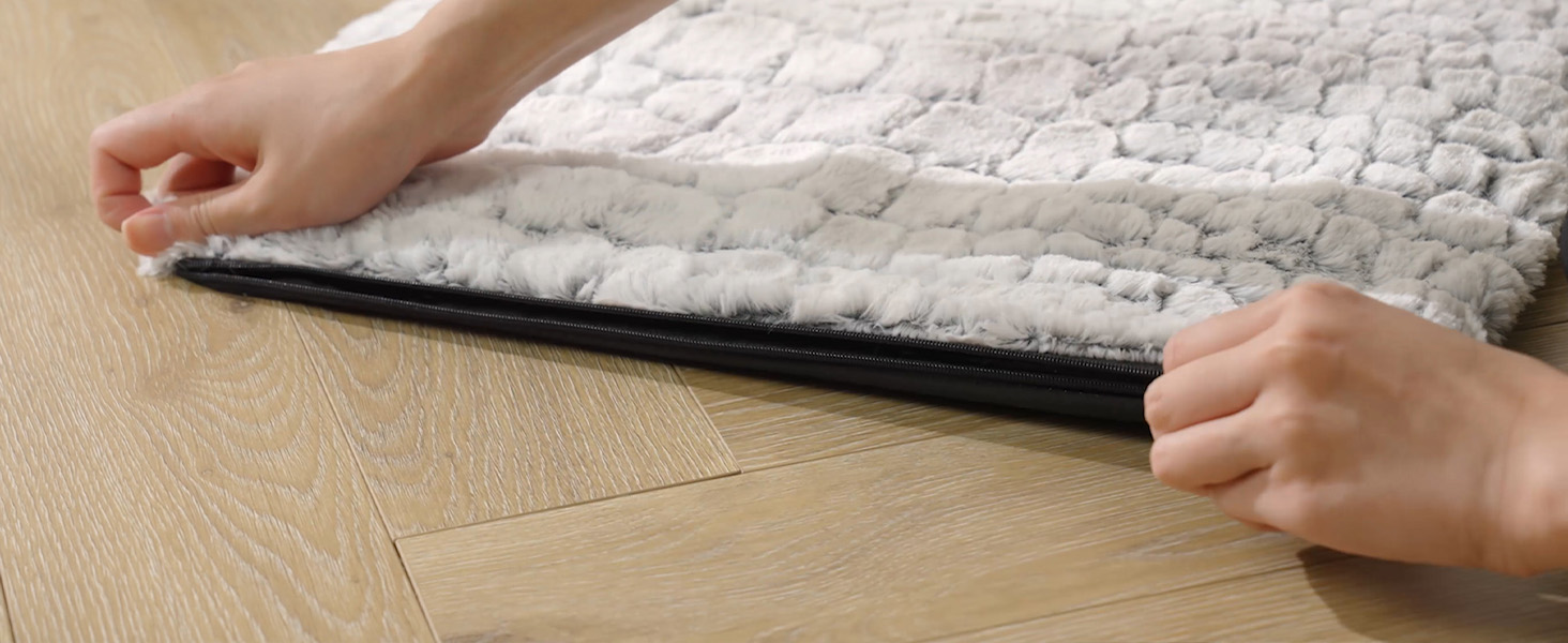 Самогріюча ковдра для котів, килим-грілка для тварин, 60x45 см, білий