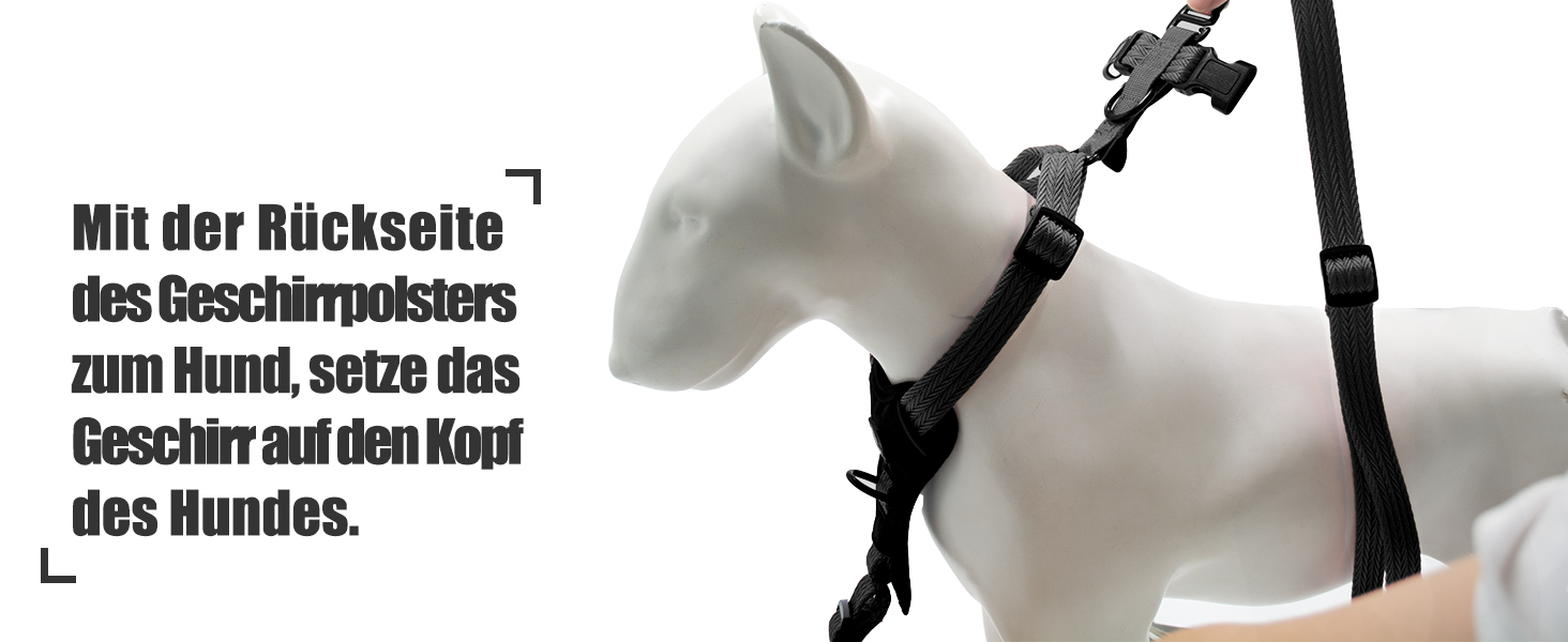 Пауерлд: Безпечна шлейка для собак, анти-тяга, паніка-шлейка, захист від втечі, регульована, дихаюча жилетка для собак (Чорний, XL) Екстра велика (упаковка з 1) Чорний