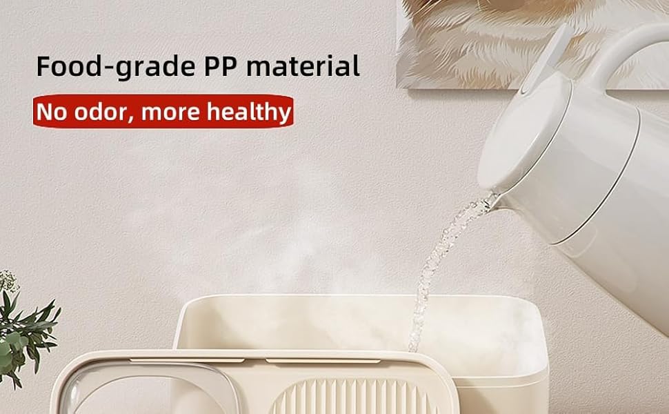 Герметичний контейнер для зберігання корму для тварин (до 13,6 кг), для собак, котів та іншого корму, з мірним стаканчиком, білий