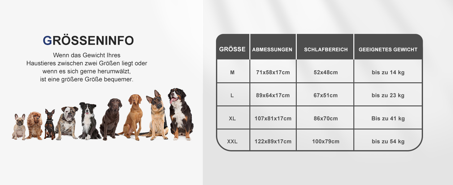 Ортопедичне ліжко для собак Pawk, великі та середні породи, з піною з пам'яті, миється, знімний антиковзний коврик, 89x64x17 см
