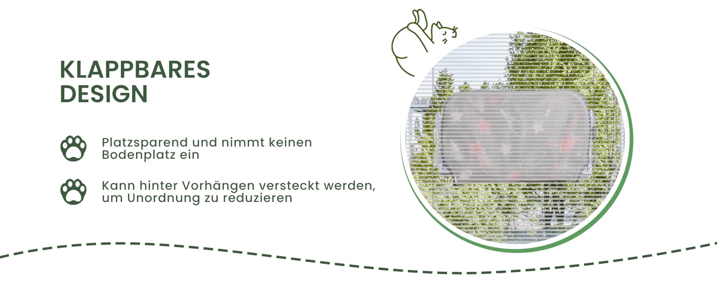 Кішка ліжко на вікно HiPetpy, світлодіодна двостороння матрац, складана та бездротова, міцні присоски до 20 кг, зручний поглиблений дизайн, 360° огляд, підвісна ліжко для котів, віконце-ліжко (Сірий, 1 шт.)