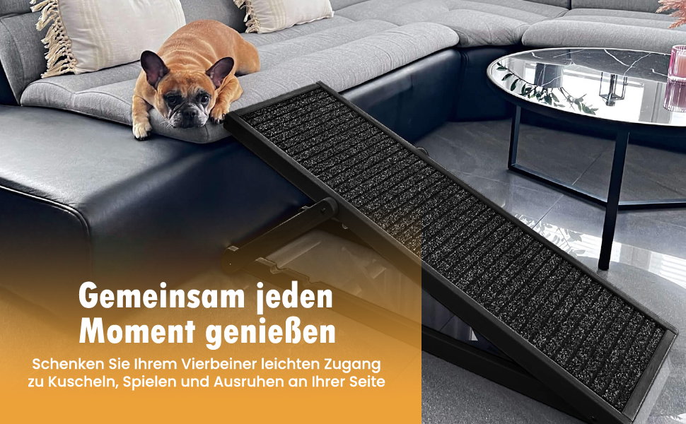 Дерев'яна рамка для собак, регульована висота, чорний колір, 78 см. Ідеально для маленьких собак.