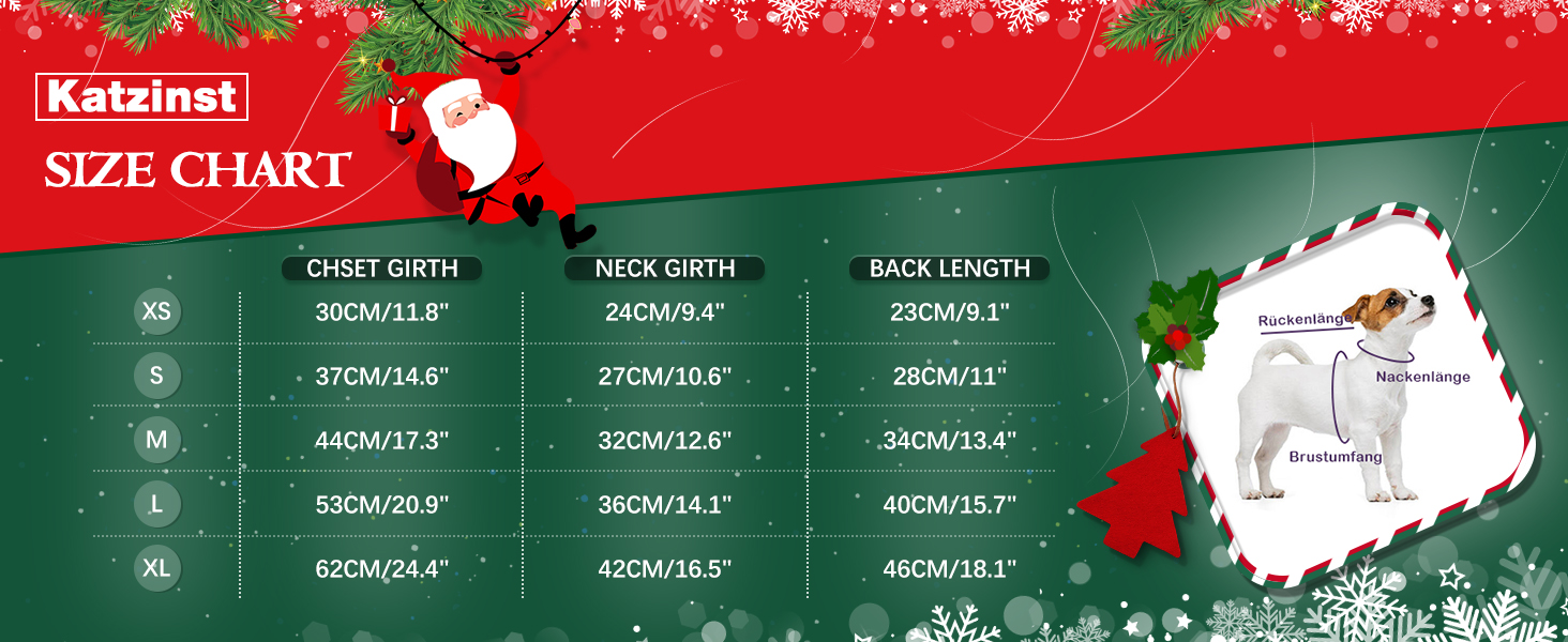 Пуловер для собак KATZINST, теплий флісовий пуловер для маленьких собак, різдвяний пуловер для Французького бульдога, Дакселя, Чихуахуа, Йоркшира, червоно-чорний, XS