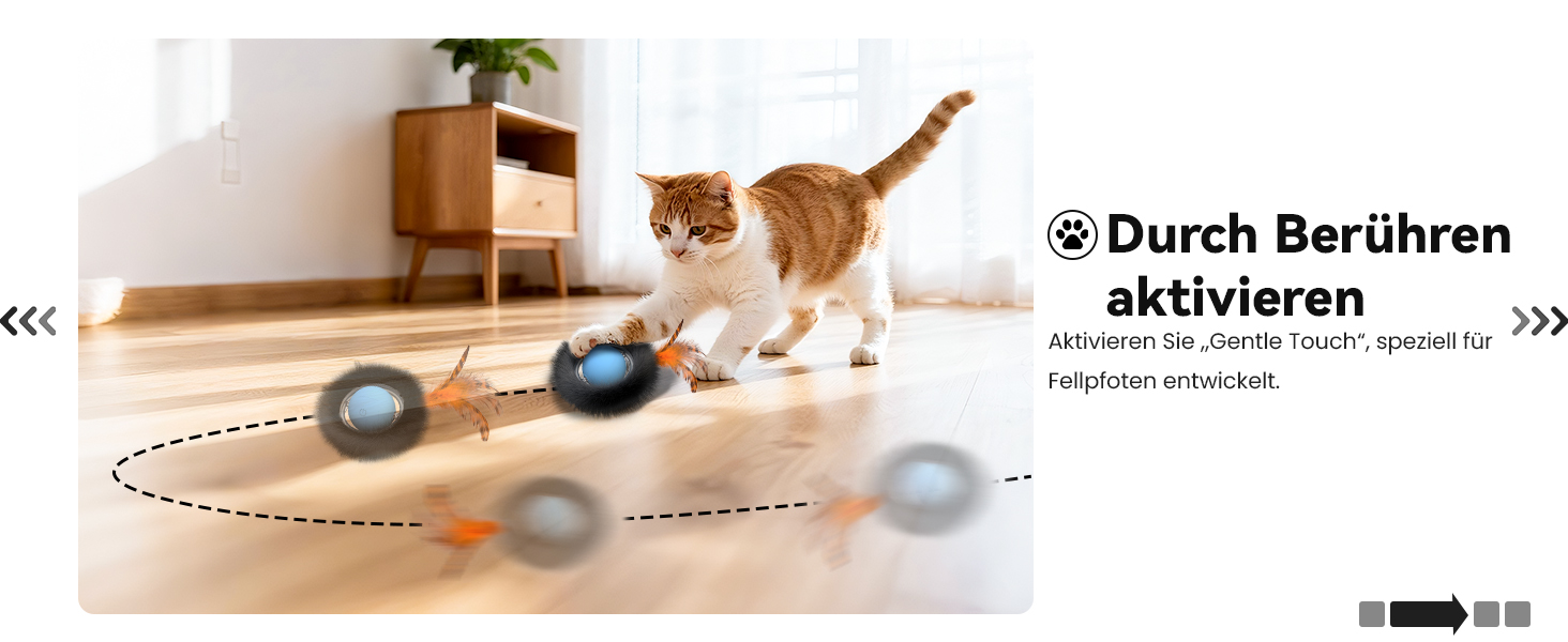 Іграшка для котів, інтерактивна кулька з лабіринтом, автоматична іграшка-мисливець з пір'ям, мисливська іграшка, подарунок для кота