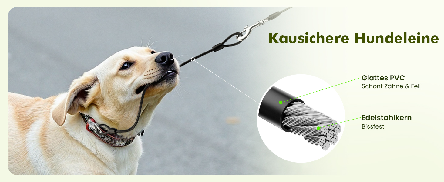 Рулетка для собак Pecute 8м, бічна, з набором для збору відходів, 10-50 кг, зелена