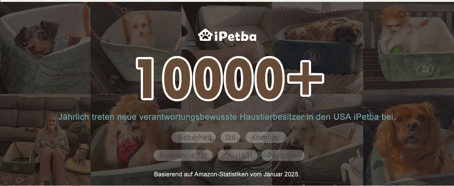 Автокрісло для собак - захист від зіткнень, антиковзаюче, захищає салон авто, знімне та пральне, коричневе