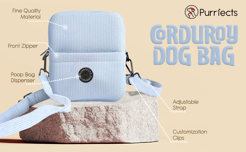 Сумка для дресирування собак з дозатором кульок – міцна сумка для ласощів для собак – стильна сумка для прогулянок з собакою для жінок та чоловіків (м'яка рожева, велюрова)