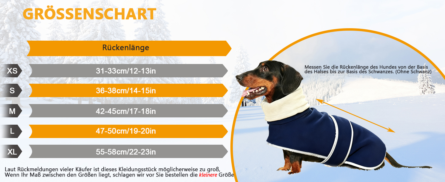 Теплий флісовий зимовий одяг для собак Dackel/Мініатюрний Dackel, флісовий пуловер для собак, тепла жилетка з високим коміром та отвором для шлейки, регульована куртка для маленьких собак, коричневий, розмір S (довжина спини: 36-38 см)