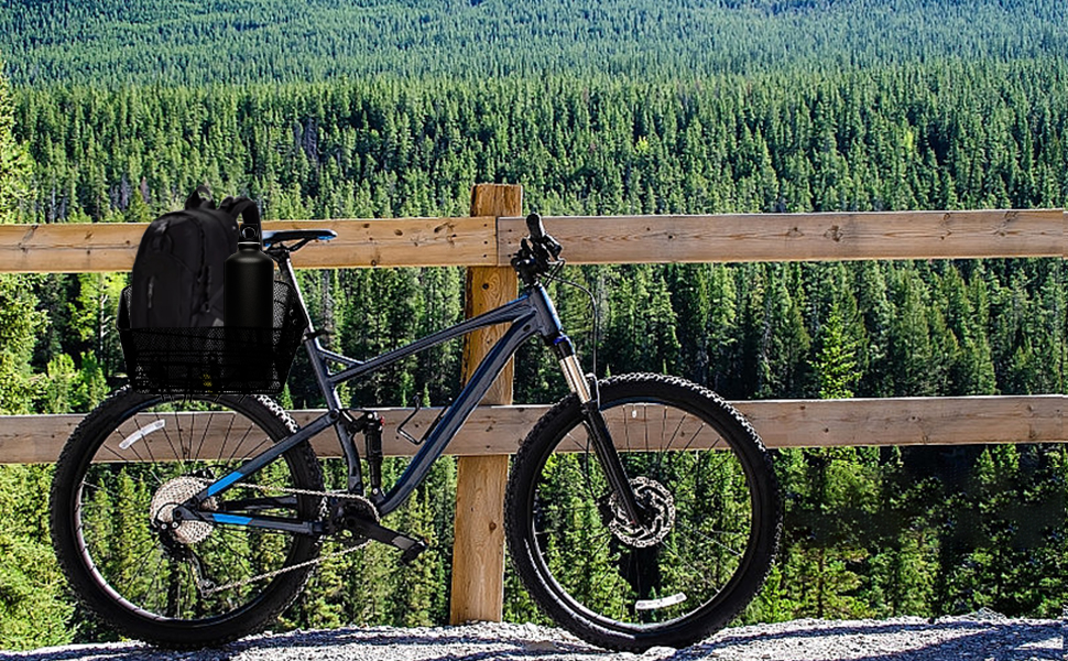 Задній велосипедний кошик великого розміру, знімний, для собак, покупок, пікніків, шкільних речей