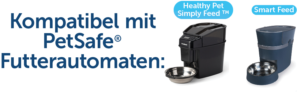 Автоматичний дозатор корму PetSafe для 2 тварин: собаки та коти, BPA-free, 2 порції