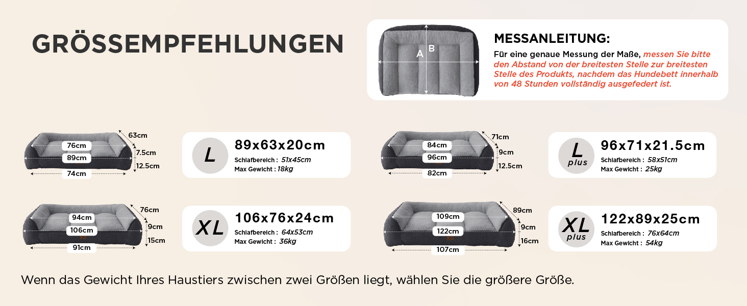 Крісло-лежанка для собак BEDSURE великих порід - 89x63 см, товста підстилка, водонепроникний чохол, антиковзаюча поверхня, м'який плюш Sherpa, темно-сірий колір