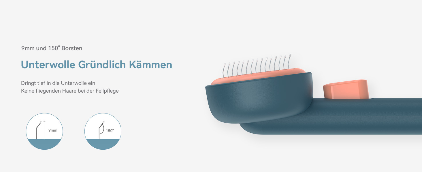 Щітка для котів Kurzhaar, для короткошерстих котів, видаляє підшерсток та ковтунці, самоочисна, зелена