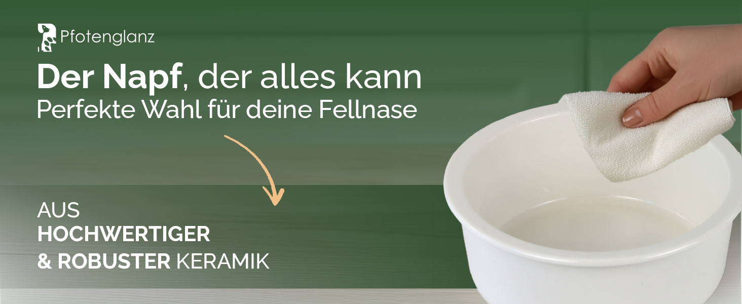 Керамічна годівниця для собак - велика миска для корму 1250 мл. Миска для їжі та води для собак та котів