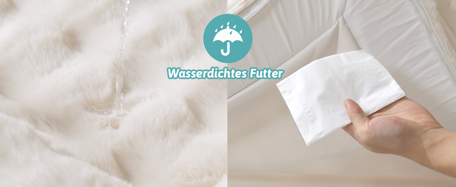 Ортопедичне ліжко для собак з штучного хутра, великі породи, C-подібне ліжко XL сірого кольору Tie-Dye, м'яке, тепле, з водонепроникним покриттям, антиковзаюче, з високощільним пінополіуретаном, миється