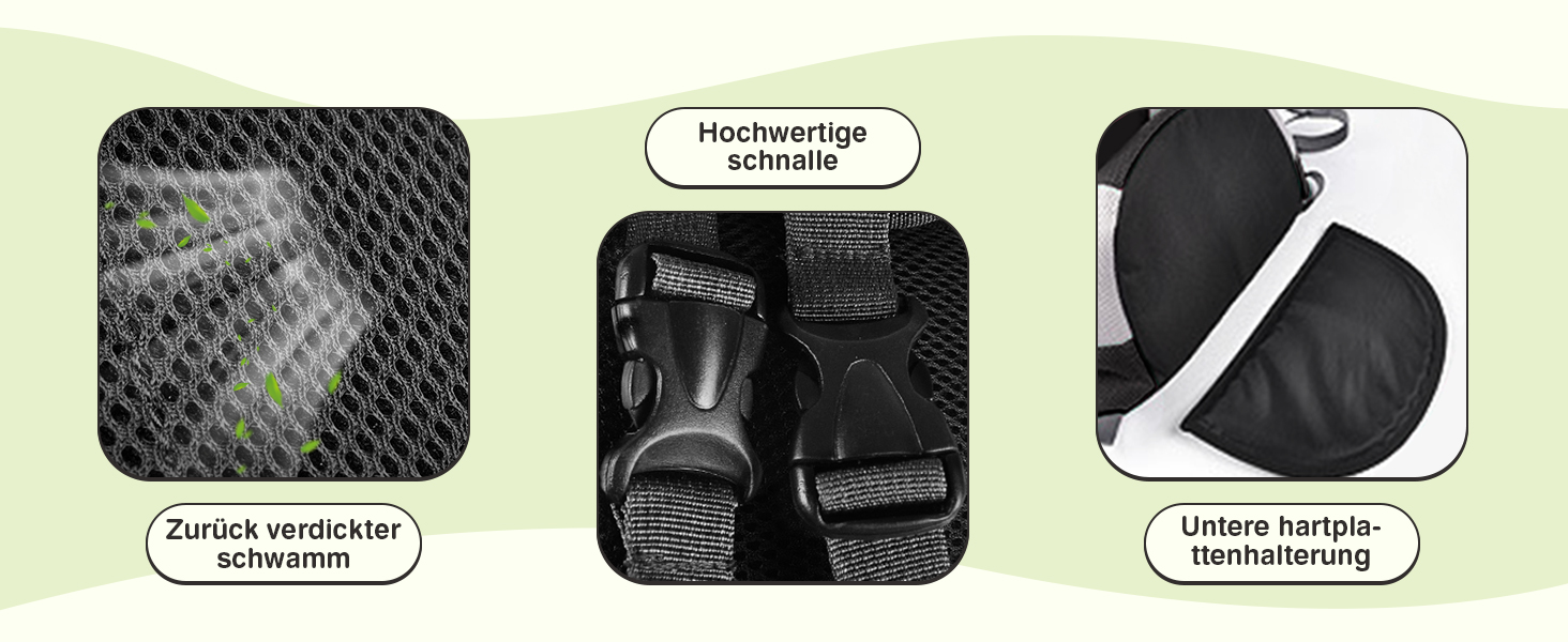 Рюкзак для собак та котів ALLSOPETS, XL, чорний – переноска для тварин для подорожей, вело- та мототуризму