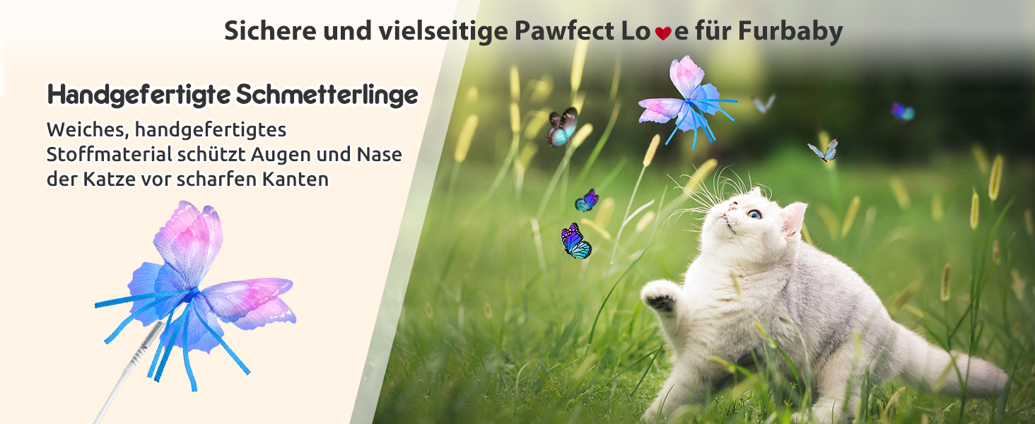 Інтерактивна іграшка для котів GoldenSun 3-в-1: Whack-A-Mole, метелик, м'ячик. USB, 6 насадок. Білий колір