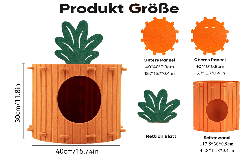 Двоярусна кігтеточка-будиночок для котів з платформою та іграшкою, 60x40x40 см