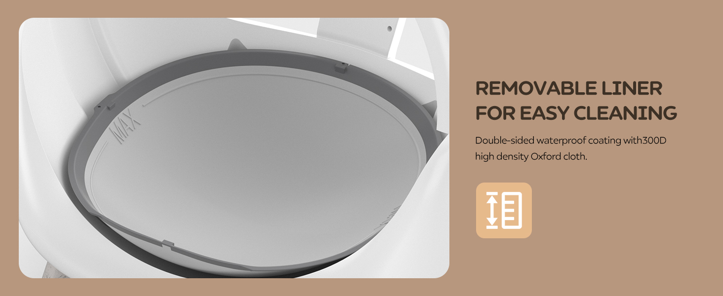 Автоматичний лоток для котів з 4 датчиками, керуванням через APP, для кількох котів, білий, Smart-лоток white-A1