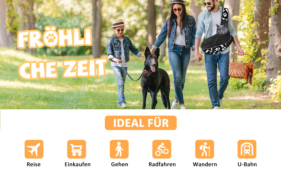 Трапельник для собак та котів, чорний, з регульованим ремінцем, для тварин до 5 кг, принт 'Лапи та кістки'