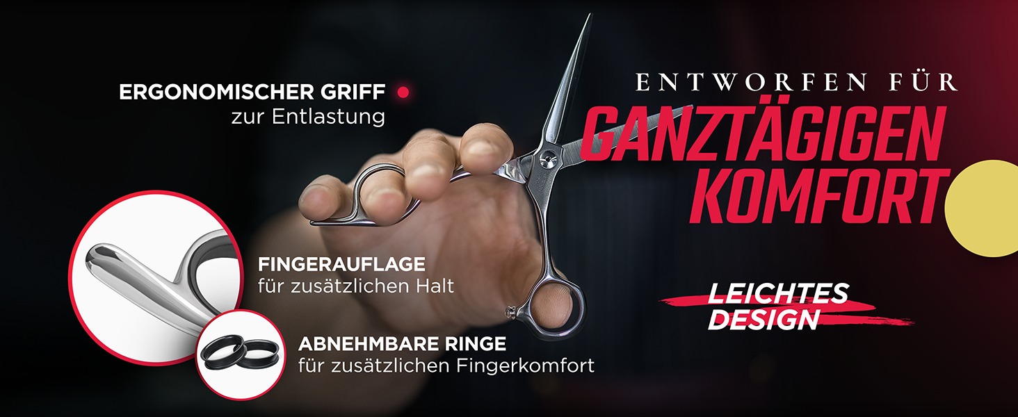 Професійна фризьорська ножиці Fagaci 6 дюймів з японської сталі для точного зрізу волосся, ножиці для волосся з лезами гострого як бритва, довговічні