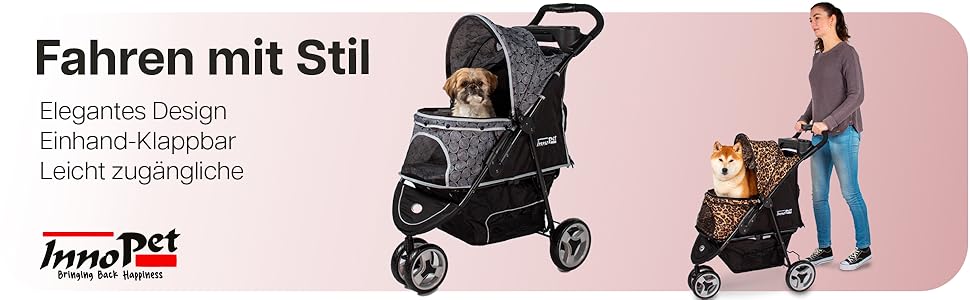 Вигулок Innopet Allure Cheetah - коричневий / чорний