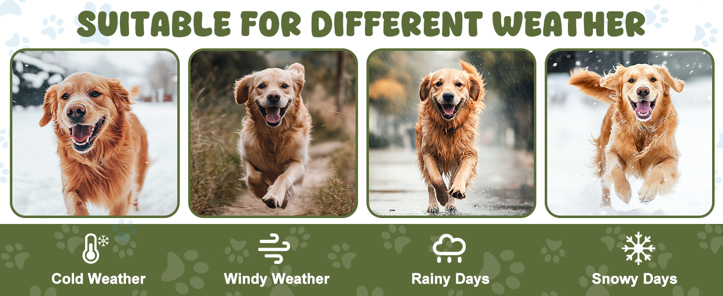 Водонепроникна куртка для собак HezzLuv, світловідбиваюча, вітрозахисна, тепла зимова куртка з м'яким флісовим підкладкою для собак маленьких та великих порід, для активного відпочинку на природі, кемпінгу та походів у холодну погоду (M(спина: 50см), армійний зелений)