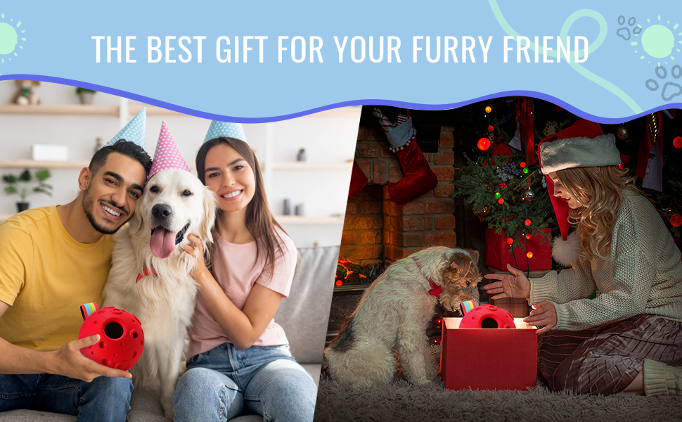 Іграшка для собак Larimuer Schleckball: інтерактивна годівниця-іграшка з силікону (червона)