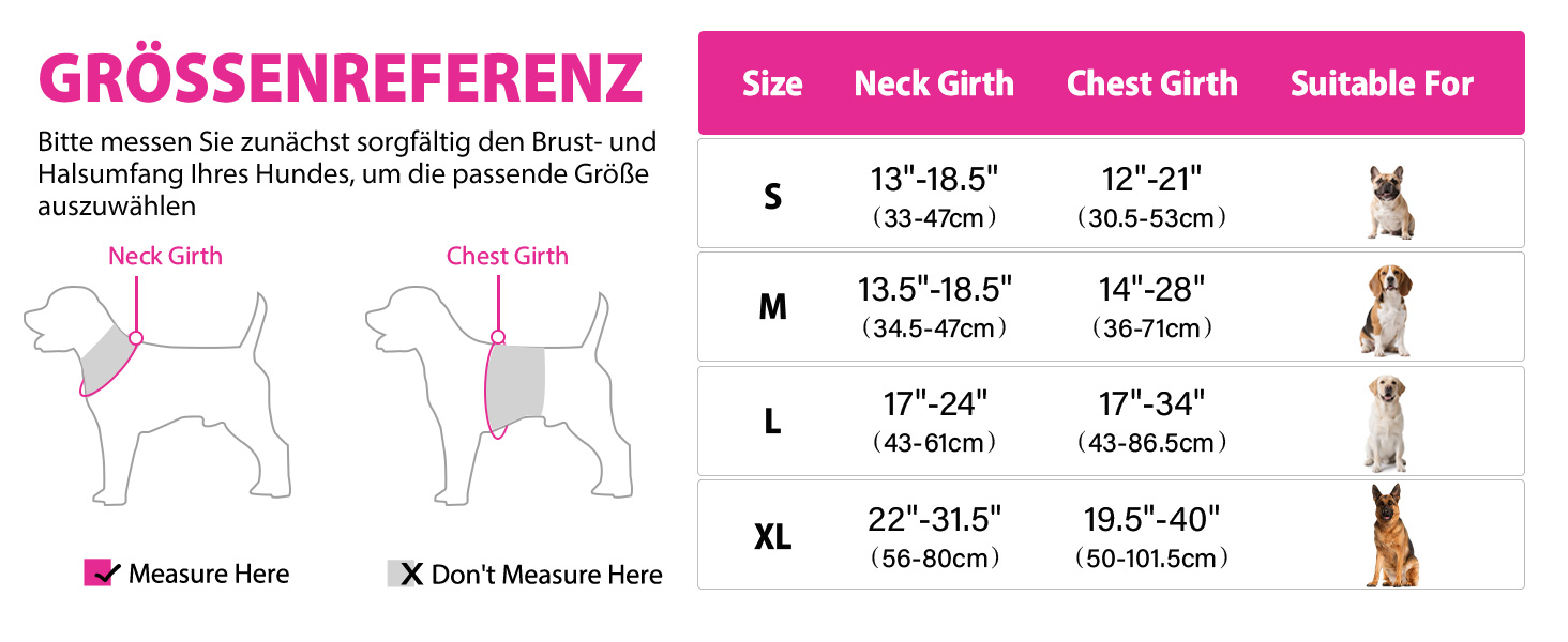 Світловідбиваючий нашийник для собак Joytale з LED, для середніх собак, без натягування, з ручкою, регульований, для нічних прогулянок, зелений, розмір M