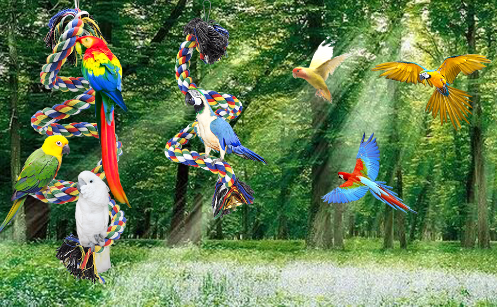 Іграшка Andiker Bird альпіністська мотузка та гойдалки (50см)