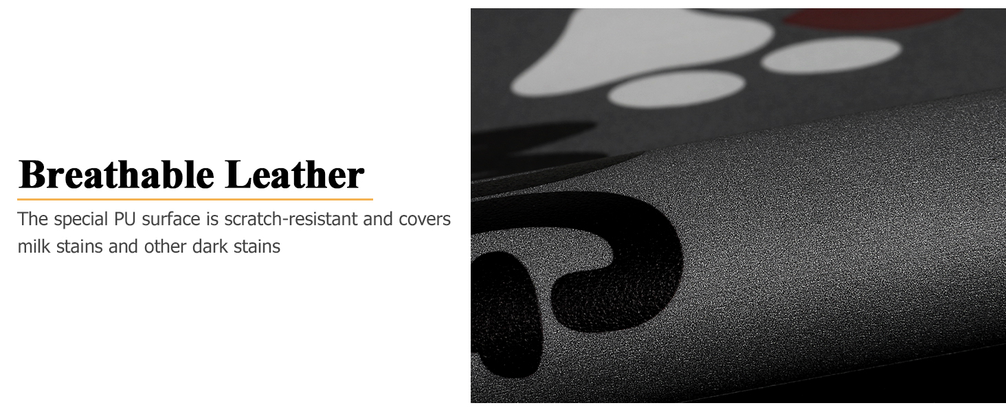 Підкладка під годівницю для собак та котів, 30 x 50 см, сіра, нековзна