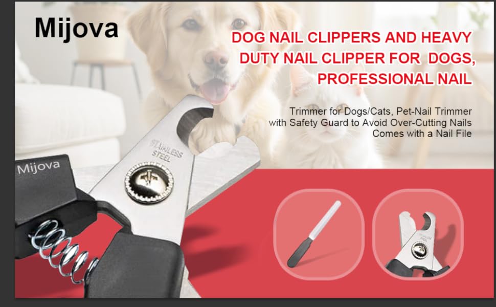 Професійний кусачки для нігтів собак та котів, рожевий, з захистом від надмірної обрізки